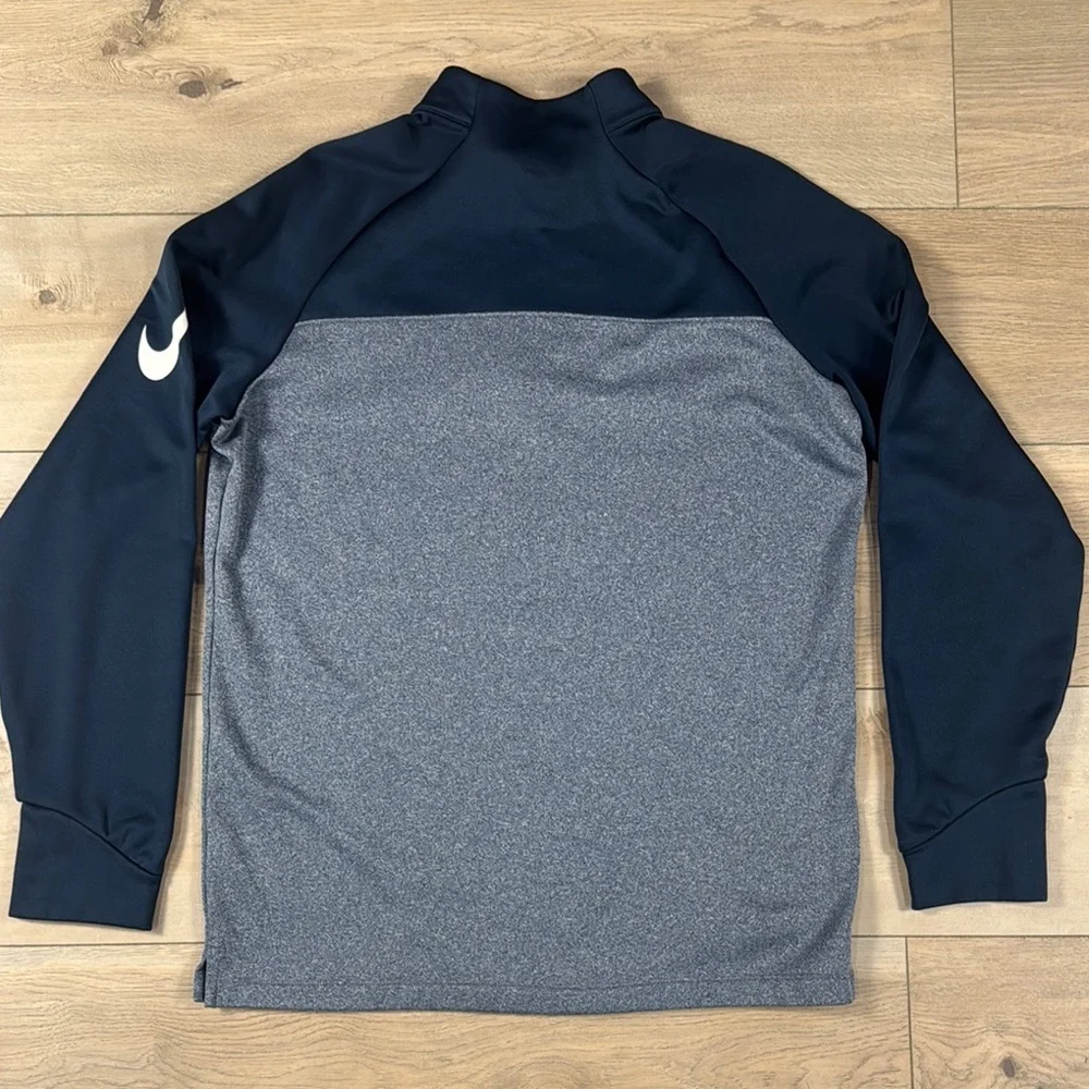 Nike Men's Therma Core Navy Blue Half-Zip Golf Pullover long sleeve - Picture 8 of 10